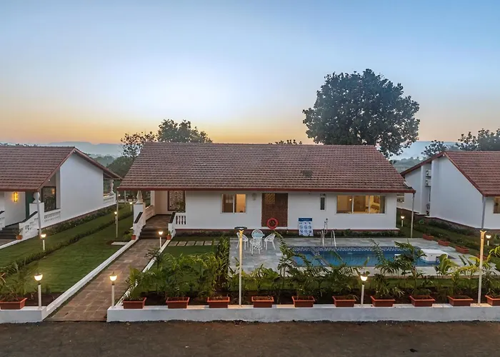 Saffronstays Mariposa By The River Montana - 3Br Riverside Villa In Karjat With Pool And Garden, Perfect For Small Families